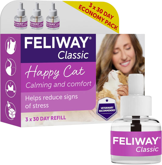 FELIWAY Classic Cat Calming Refill Pack (3 x 48ml)
