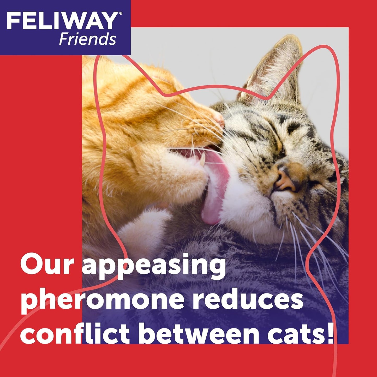 FELIWAY Friends Cat Calming Refill Pack (3 x 48ml)